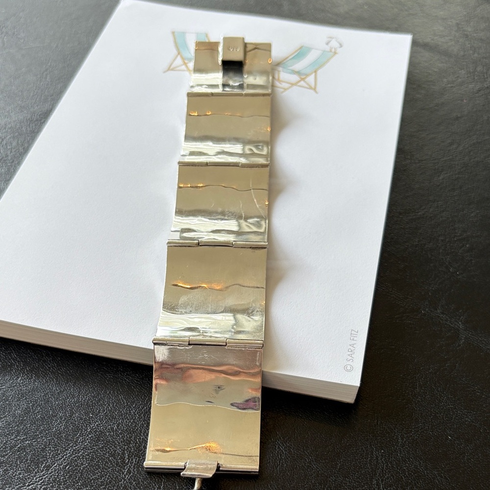 Silver Patterned Bracelet - Picture 5 of 9